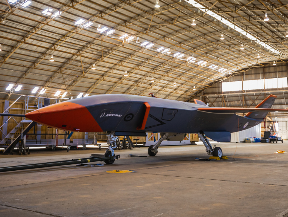 美澳合作研制的“忠誠僚機”無人機 圖自波音公司網站